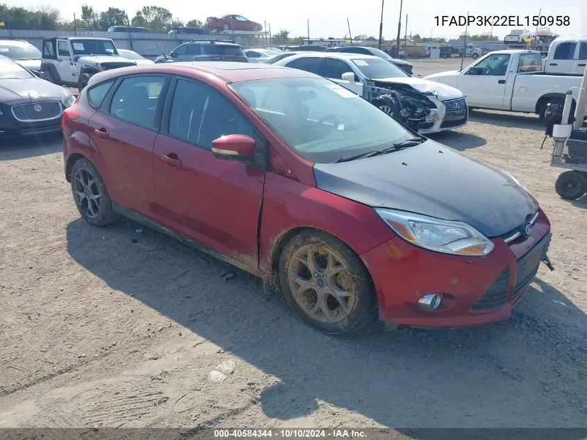 1FADP3K22EL150958 2014 Ford Focus Se