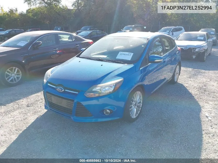 1FADP3N27EL252994 2014 Ford Focus Titanium