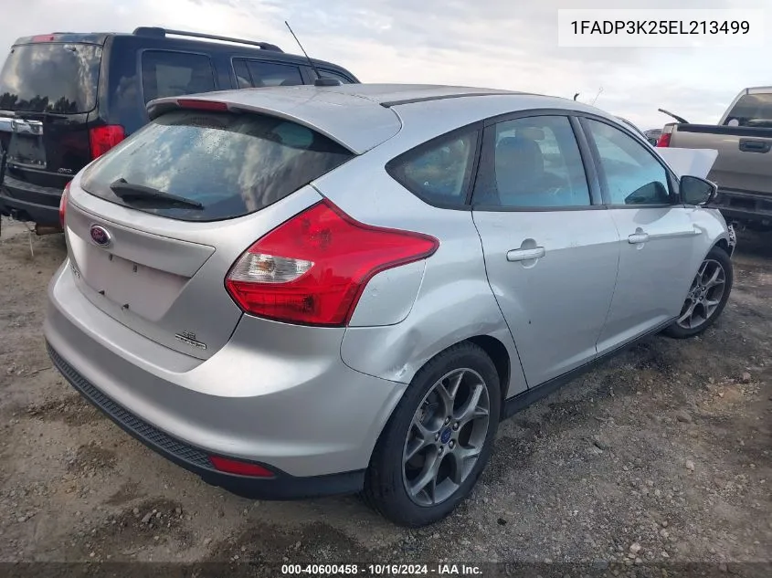 2014 Ford Focus Se VIN: 1FADP3K25EL213499 Lot: 40600458