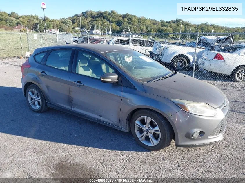 2014 Ford Focus Se VIN: 1FADP3K29EL332835 Lot: 40605828