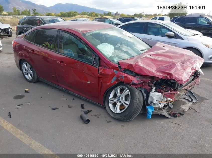 2014 Ford Focus Se VIN: 1FADP3F23EL161901 Lot: 40616660