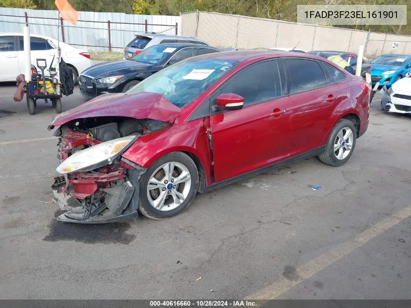 2014 Ford Focus Se VIN: 1FADP3F23EL161901 Lot: 40616660