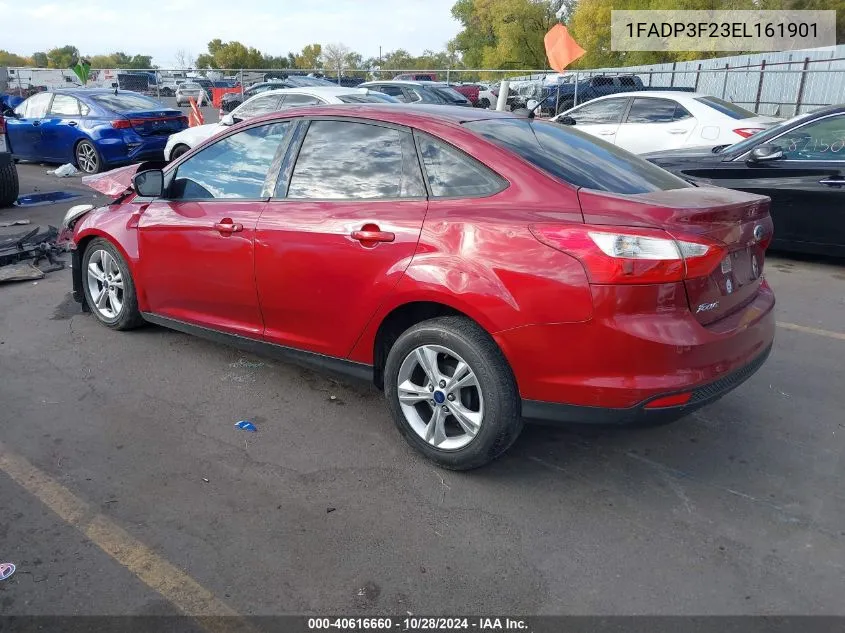 2014 Ford Focus Se VIN: 1FADP3F23EL161901 Lot: 40616660