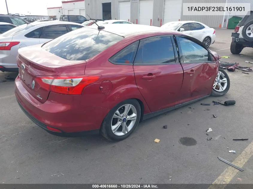 2014 Ford Focus Se VIN: 1FADP3F23EL161901 Lot: 40616660