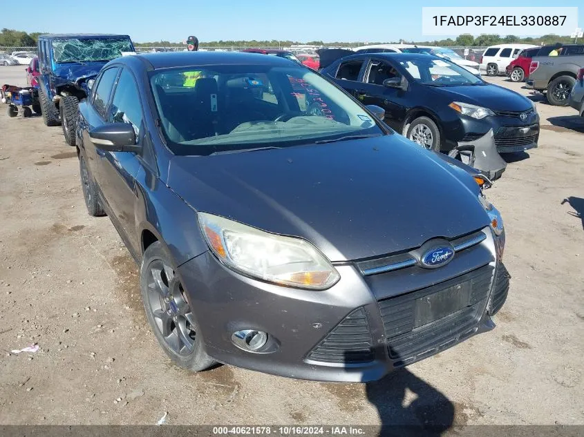 2014 Ford Focus Se VIN: 1FADP3F24EL330887 Lot: 40621578