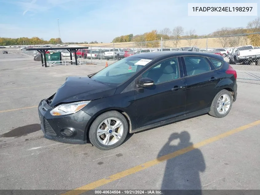 2014 Ford Focus Se VIN: 1FADP3K24EL198297 Lot: 40634504