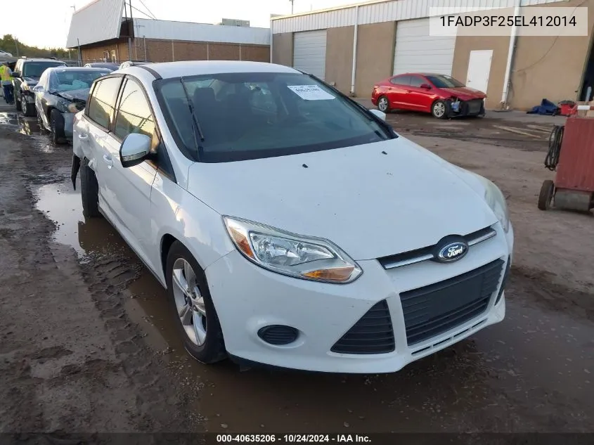 2014 Ford Focus Se VIN: 1FADP3F25EL412014 Lot: 40635206