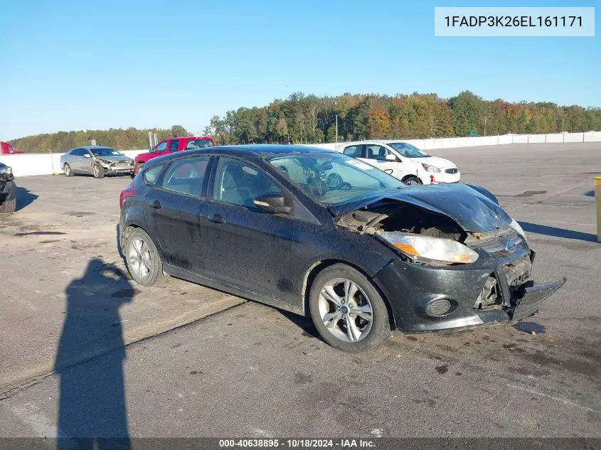 2014 Ford Focus Se VIN: 1FADP3K26EL161171 Lot: 40638895