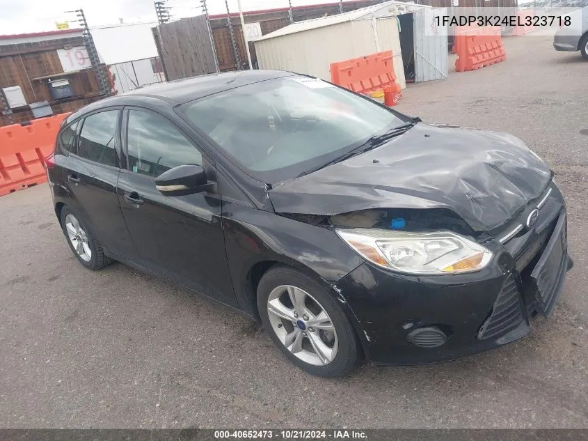 2014 Ford Focus Se VIN: 1FADP3K24EL323718 Lot: 40652473