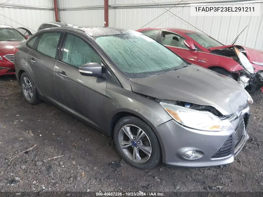 2014 Ford Focus Se VIN: 1FADP3F23EL291211 Lot: 40657236