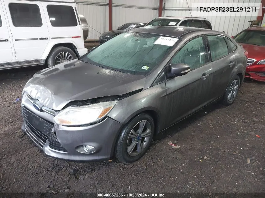 2014 Ford Focus Se VIN: 1FADP3F23EL291211 Lot: 40657236