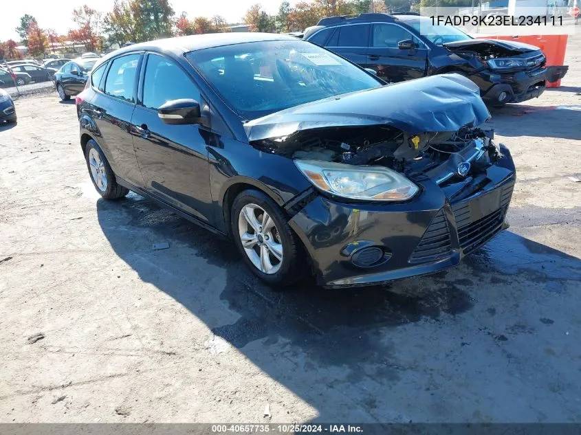 2014 Ford Focus Se VIN: 1FADP3K23EL234111 Lot: 40657735