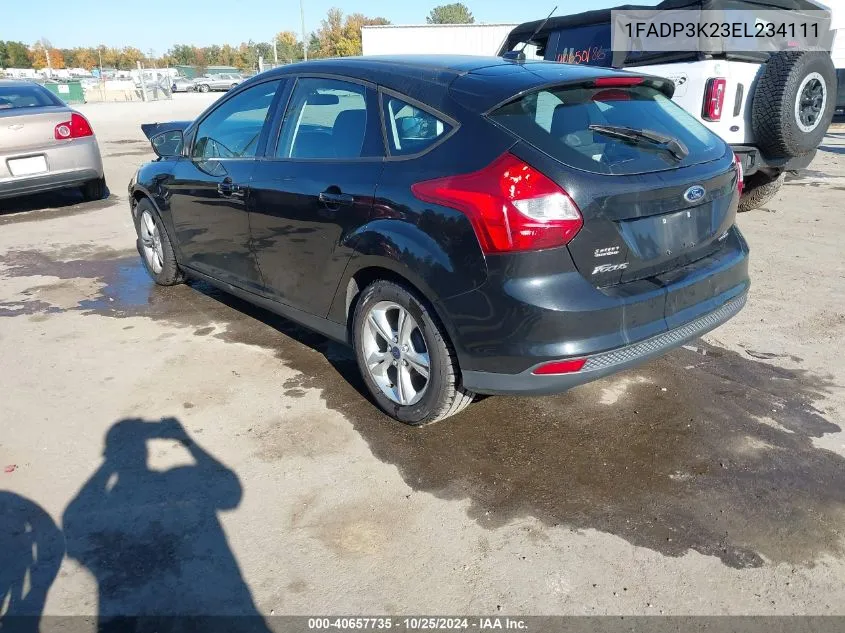 2014 Ford Focus Se VIN: 1FADP3K23EL234111 Lot: 40657735