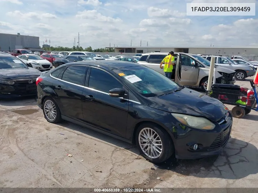 2014 Ford Focus Titanium VIN: 1FADP3J20EL309459 Lot: 40658359