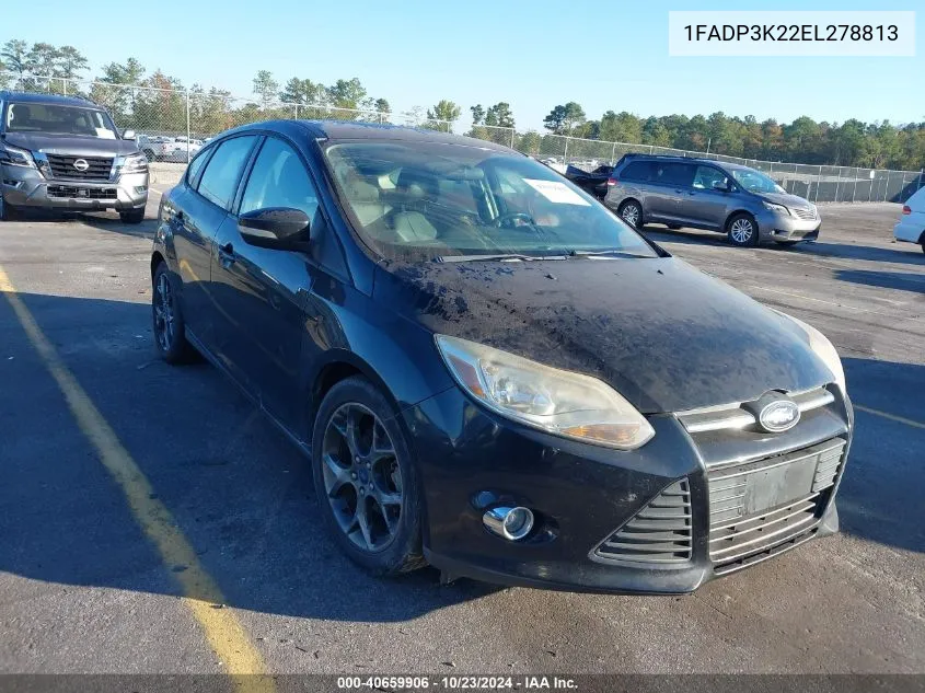 2014 Ford Focus Se VIN: 1FADP3K22EL278813 Lot: 40659906