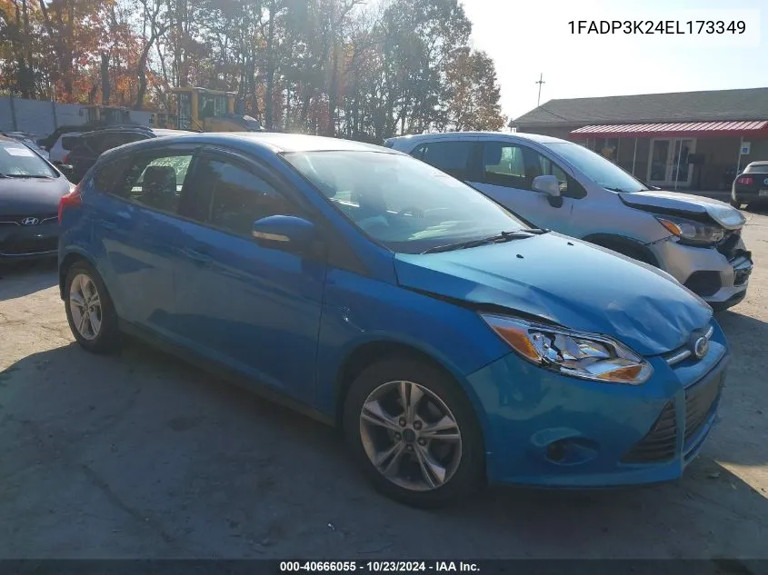 2014 Ford Focus Se VIN: 1FADP3K24EL173349 Lot: 40666055