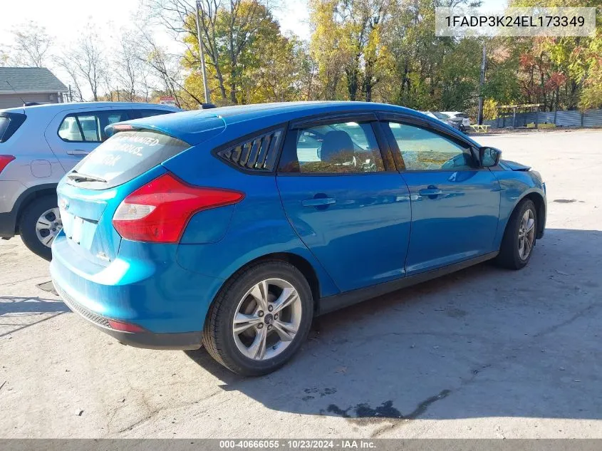 2014 Ford Focus Se VIN: 1FADP3K24EL173349 Lot: 40666055