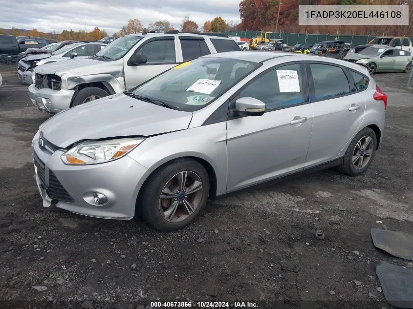 2014 Ford Focus Se VIN: 1FADP3K20EL446108 Lot: 40673866