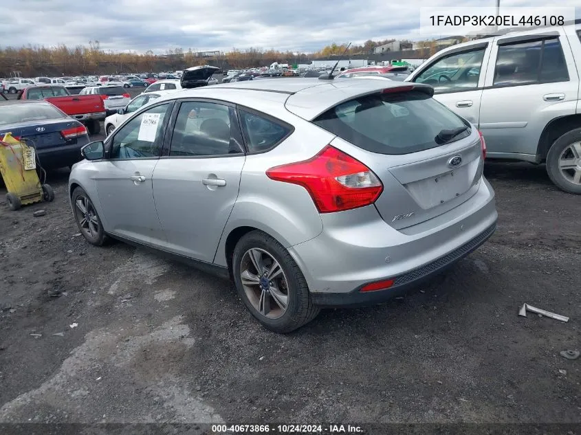 2014 Ford Focus Se VIN: 1FADP3K20EL446108 Lot: 40673866