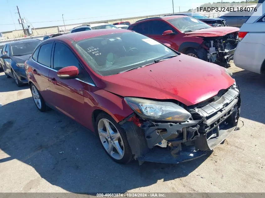 1FADP3J24EL184076 2014 Ford Focus Titanium