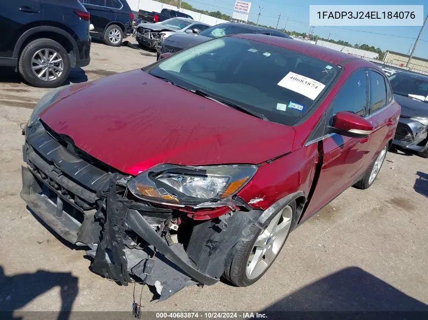 1FADP3J24EL184076 2014 Ford Focus Titanium