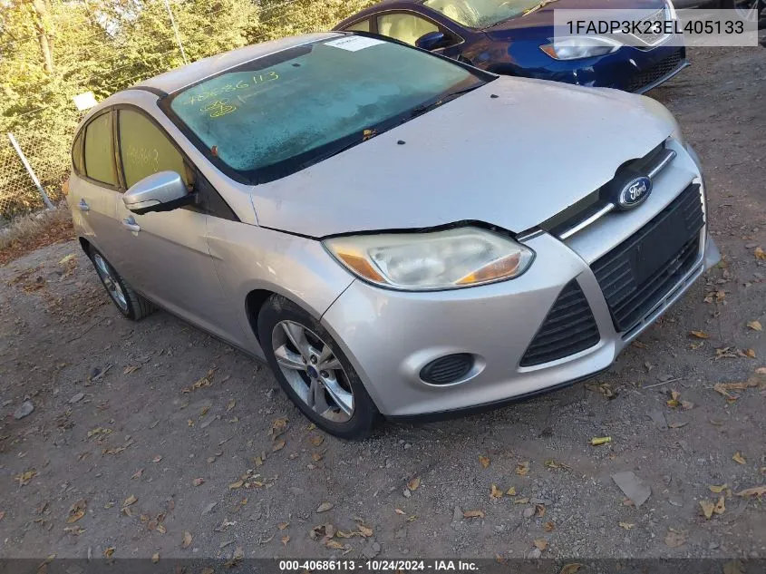 2014 Ford Focus Se VIN: 1FADP3K23EL405133 Lot: 40686113