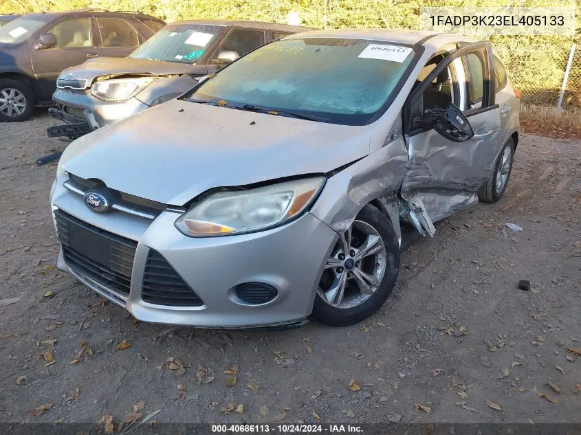 2014 Ford Focus Se VIN: 1FADP3K23EL405133 Lot: 40686113