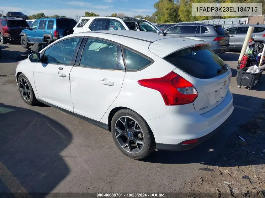 1FADP3K23EL184715 2014 Ford Focus Se