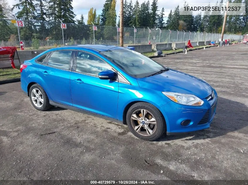 2014 Ford Focus Se VIN: 1FADP3F25EL112537 Lot: 40729579