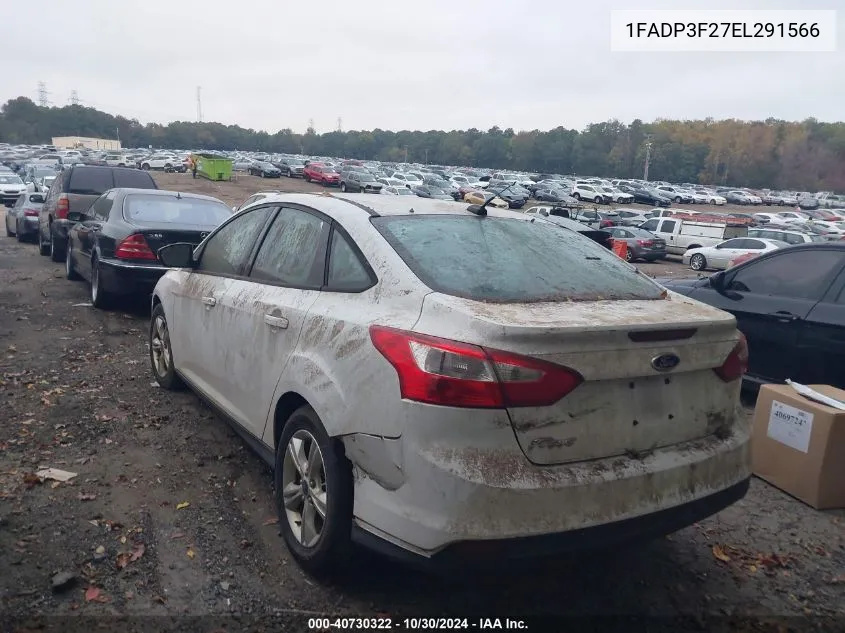 1FADP3F27EL291566 2014 Ford Focus Se