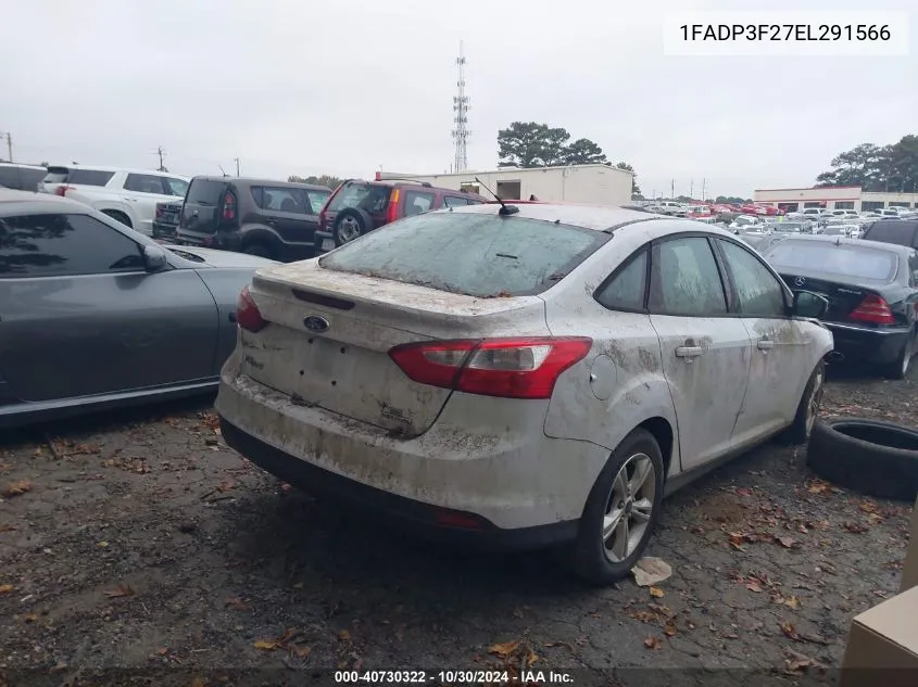 1FADP3F27EL291566 2014 Ford Focus Se