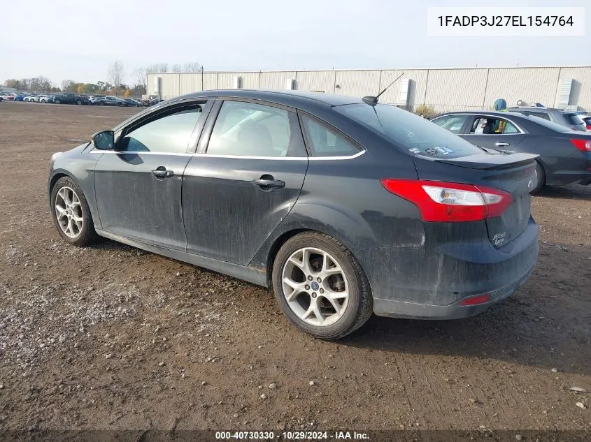 1FADP3J27EL154764 2014 Ford Focus Titanium