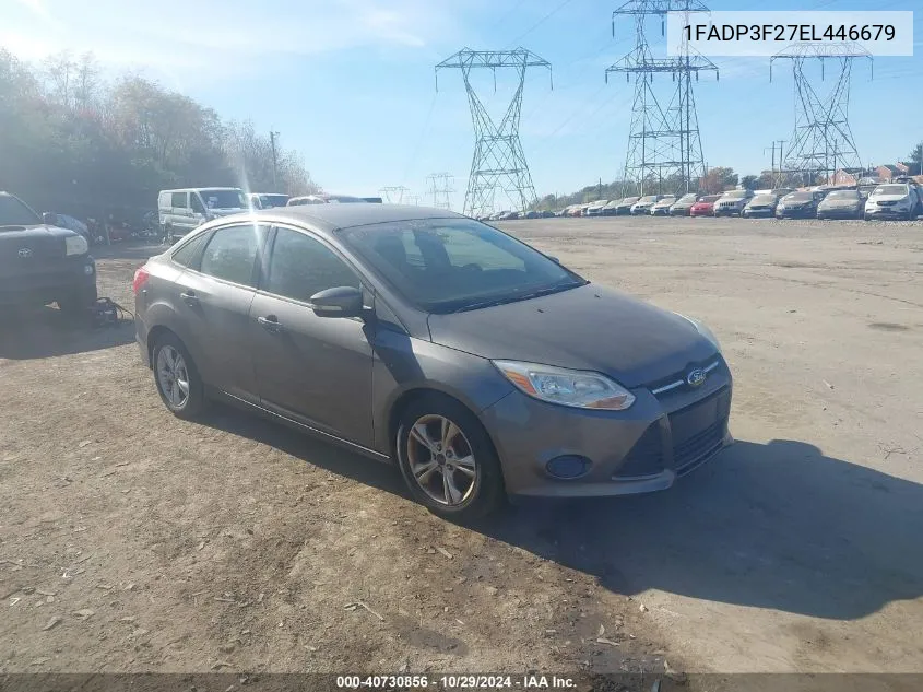 2014 Ford Focus Se VIN: 1FADP3F27EL446679 Lot: 40730856