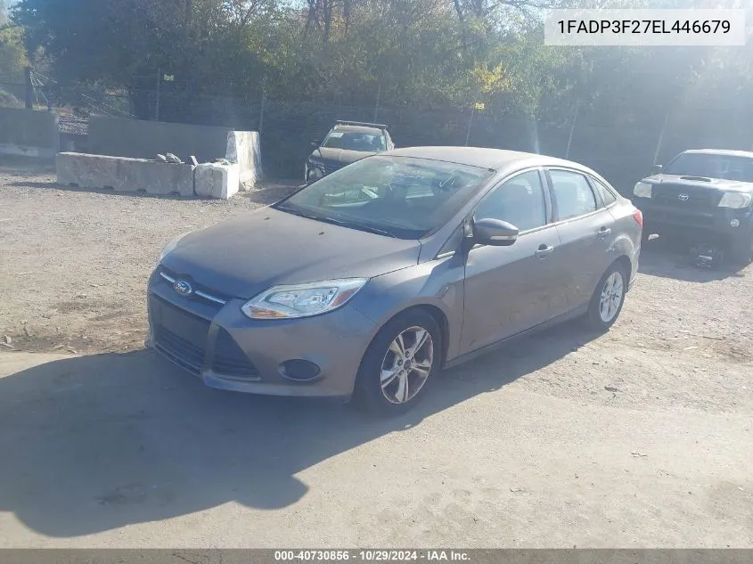 2014 Ford Focus Se VIN: 1FADP3F27EL446679 Lot: 40730856