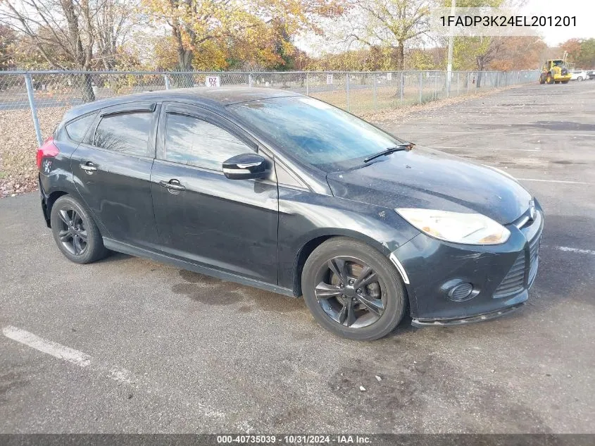 2014 Ford Focus Se VIN: 1FADP3K24EL201201 Lot: 40735039