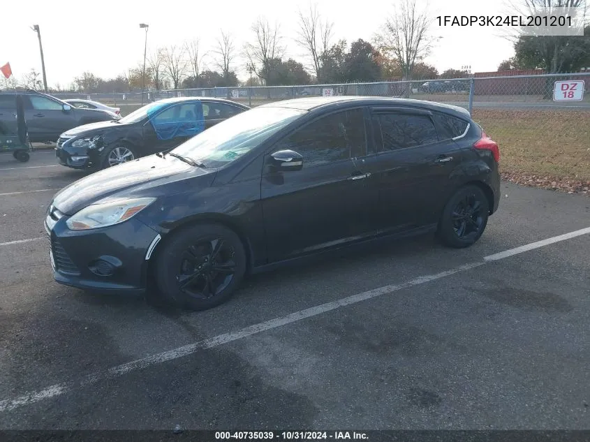 2014 Ford Focus Se VIN: 1FADP3K24EL201201 Lot: 40735039