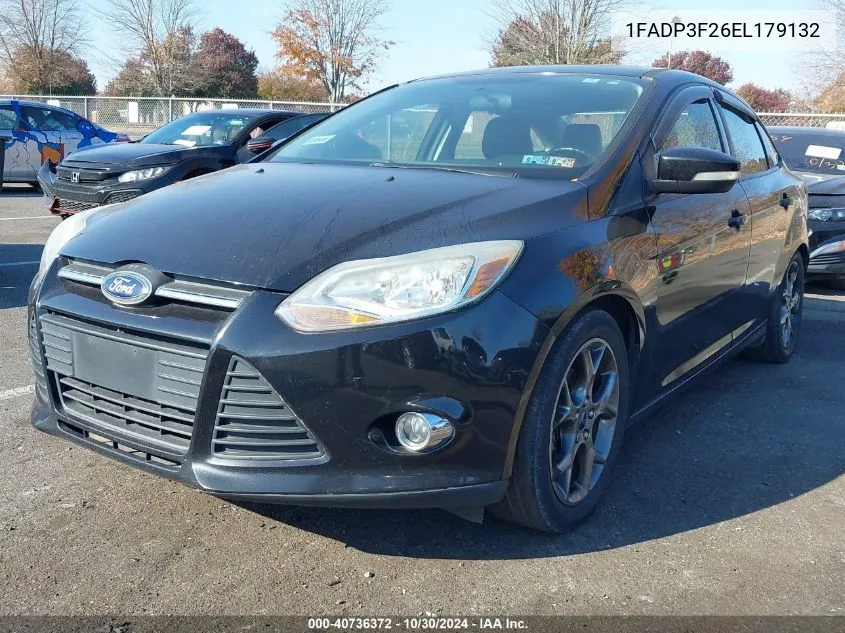 2014 Ford Focus Se VIN: 1FADP3F26EL179132 Lot: 40736372