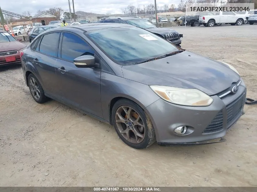 2014 Ford Focus Se VIN: 1FADP3F2XEL233046 Lot: 40741067