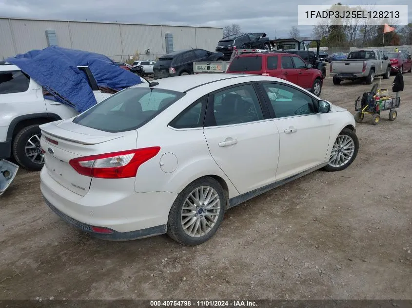 2014 Ford Focus Titanium VIN: 1FADP3J25EL128213 Lot: 40754798