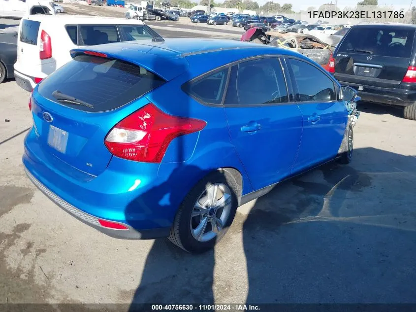 1FADP3K23EL131786 2014 Ford Focus Se