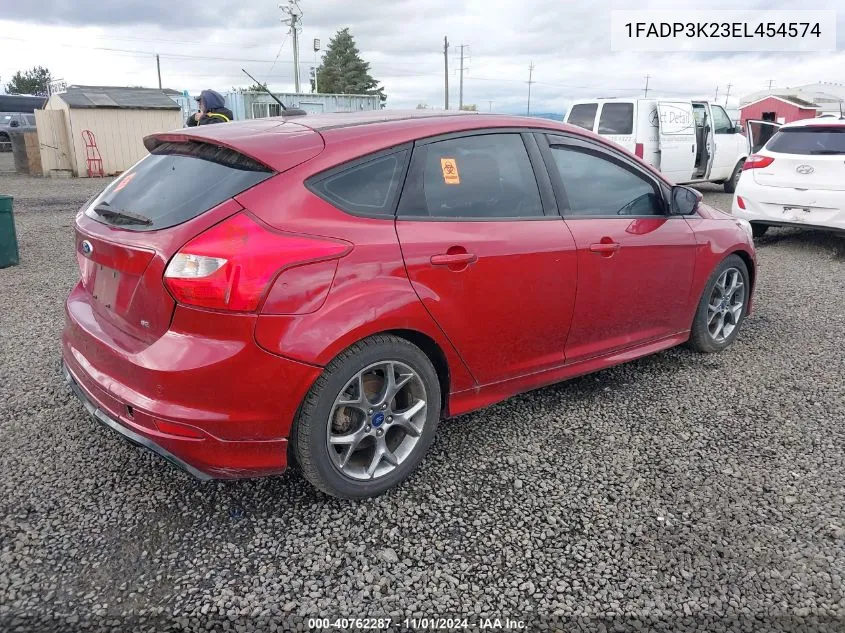 2014 Ford Focus Se VIN: 1FADP3K23EL454574 Lot: 40762287