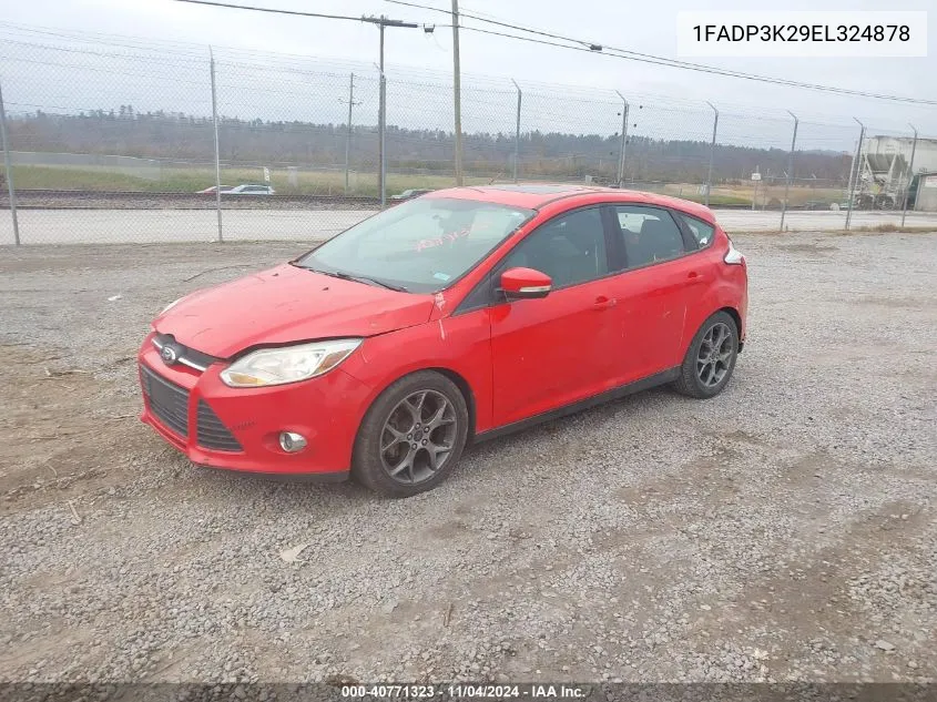 2014 Ford Focus Se VIN: 1FADP3K29EL324878 Lot: 40771323