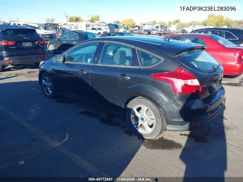 2014 Ford Focus Se VIN: 1FADP3K23EL283096 Lot: 40772547