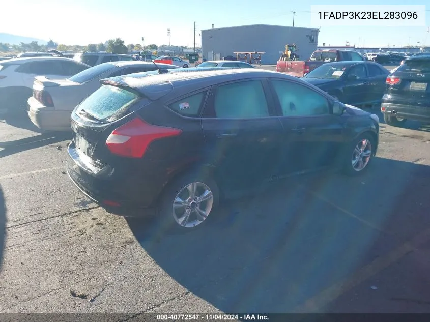 2014 Ford Focus Se VIN: 1FADP3K23EL283096 Lot: 40772547