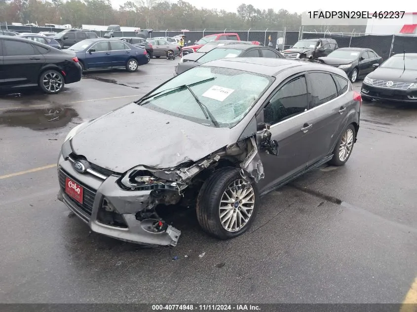 2014 Ford Focus Titanium VIN: 1FADP3N29EL462237 Lot: 40774948