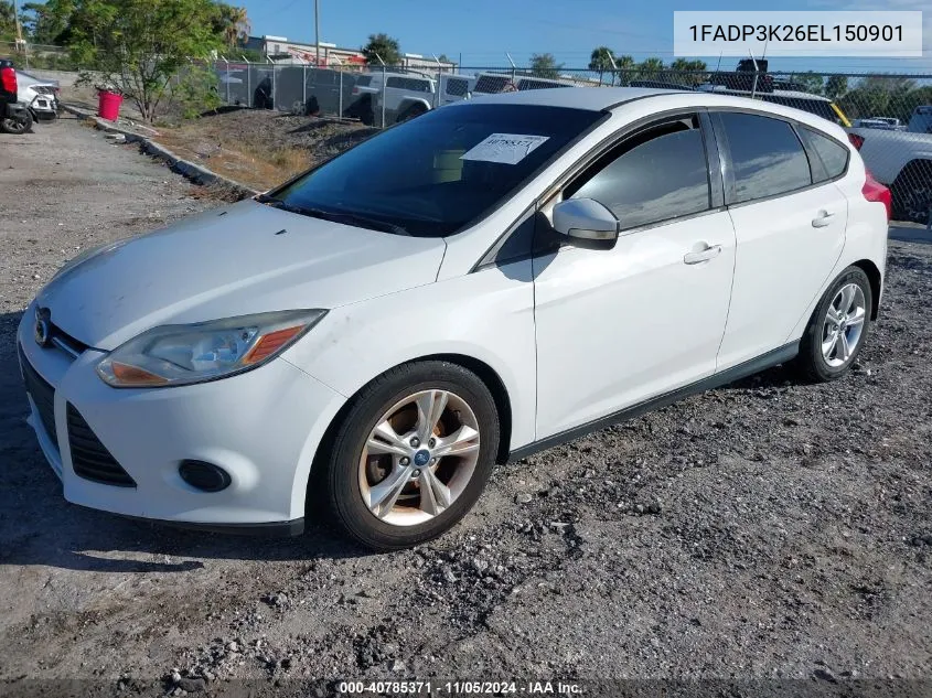 2014 Ford Focus Se VIN: 1FADP3K26EL150901 Lot: 40785371