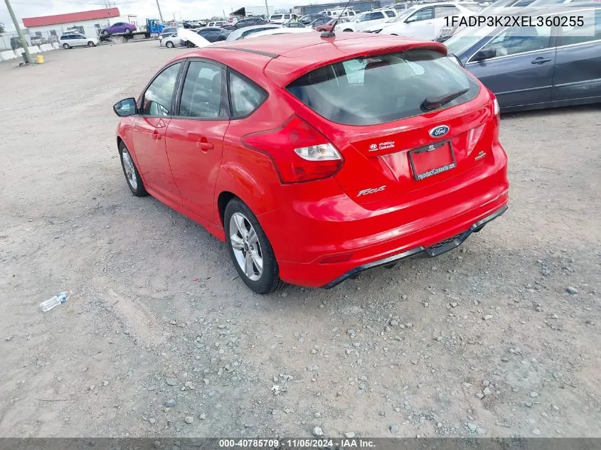 1FADP3K2XEL360255 2014 Ford Focus Se