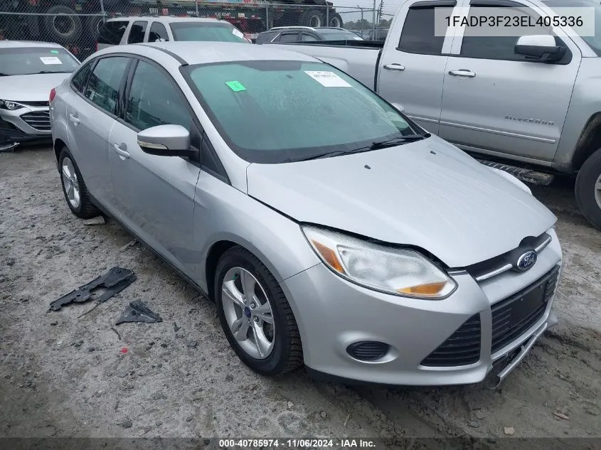 2014 Ford Focus Se VIN: 1FADP3F23EL405336 Lot: 40785974