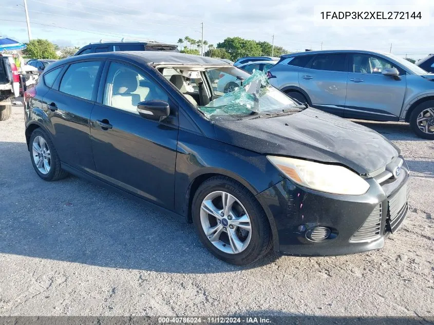 2014 Ford Focus Se VIN: 1FADP3K2XEL272144 Lot: 40786024