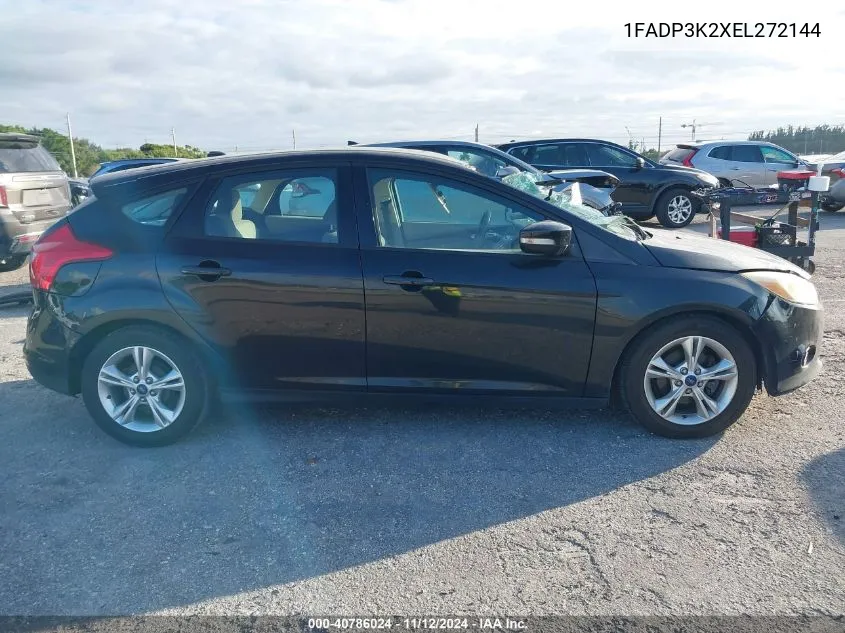 2014 Ford Focus Se VIN: 1FADP3K2XEL272144 Lot: 40786024